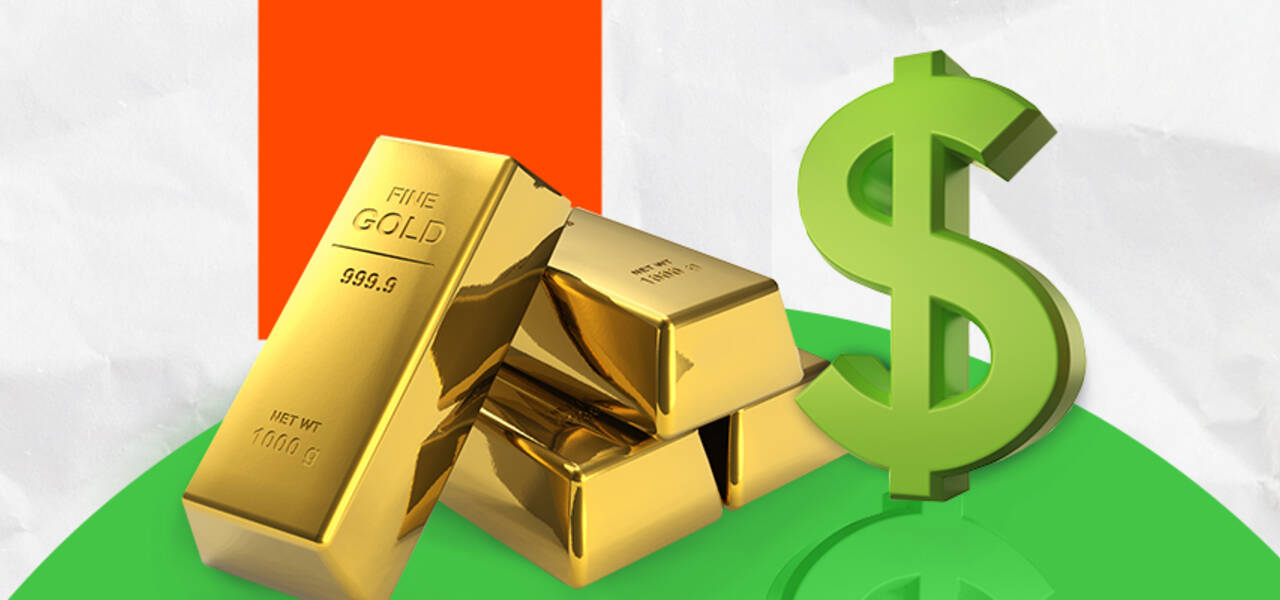 الذهب يقترب من مستويات 1800 دولار 